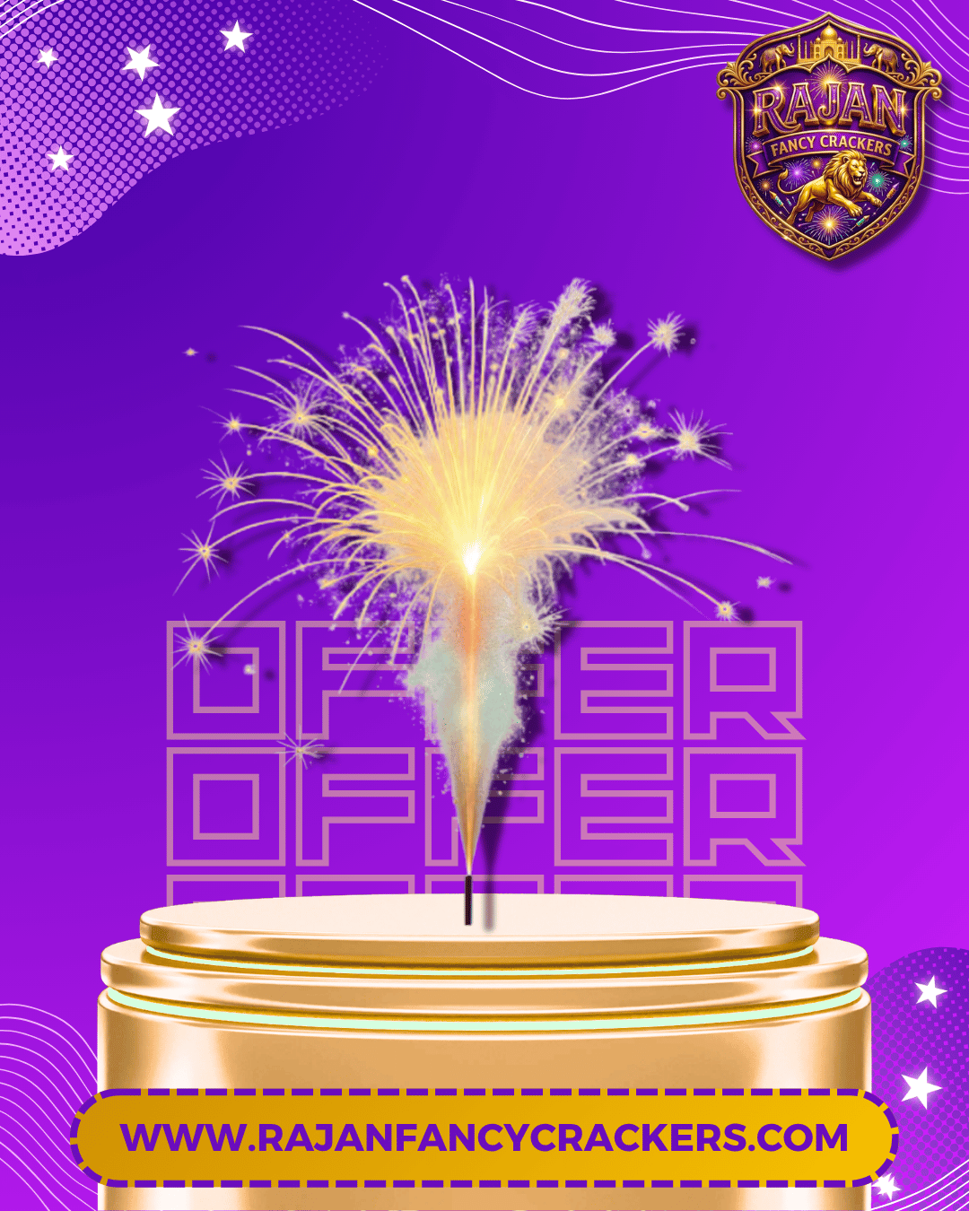 Rajan Fancy Crackers - Decorative Fancy Fountains