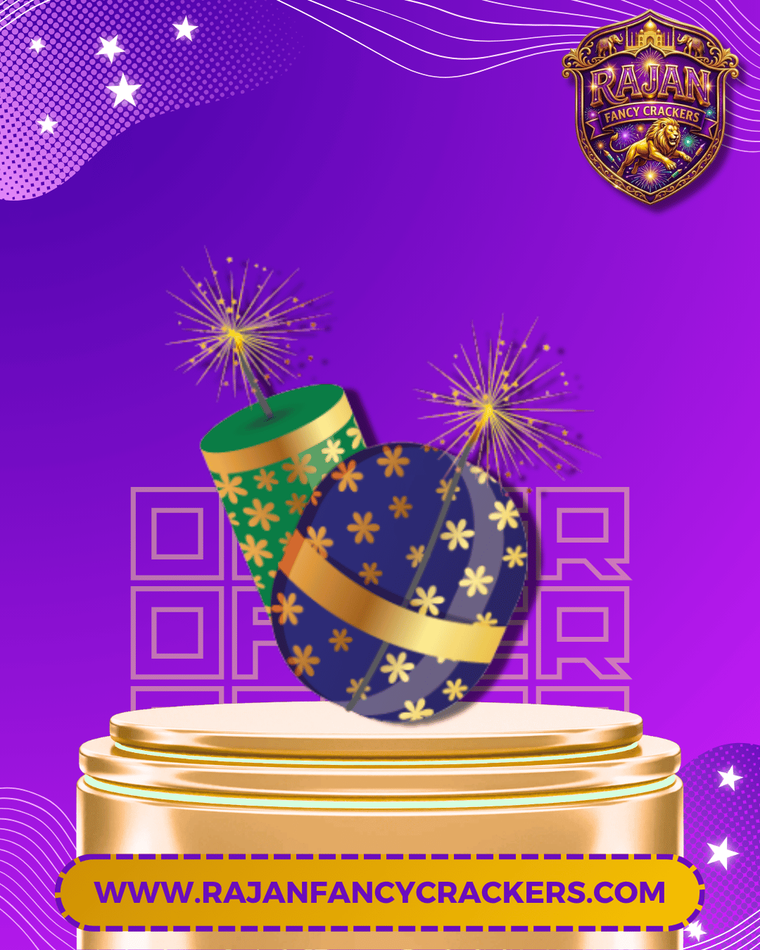 Rajan Fancy Crackers - Premium Atom Bomb Crackers