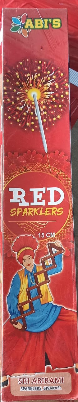 15 Cm Red Sparklers
