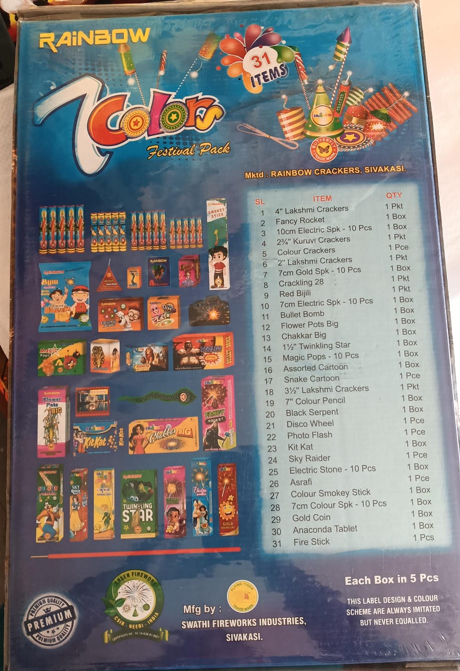 31 ITEMS
