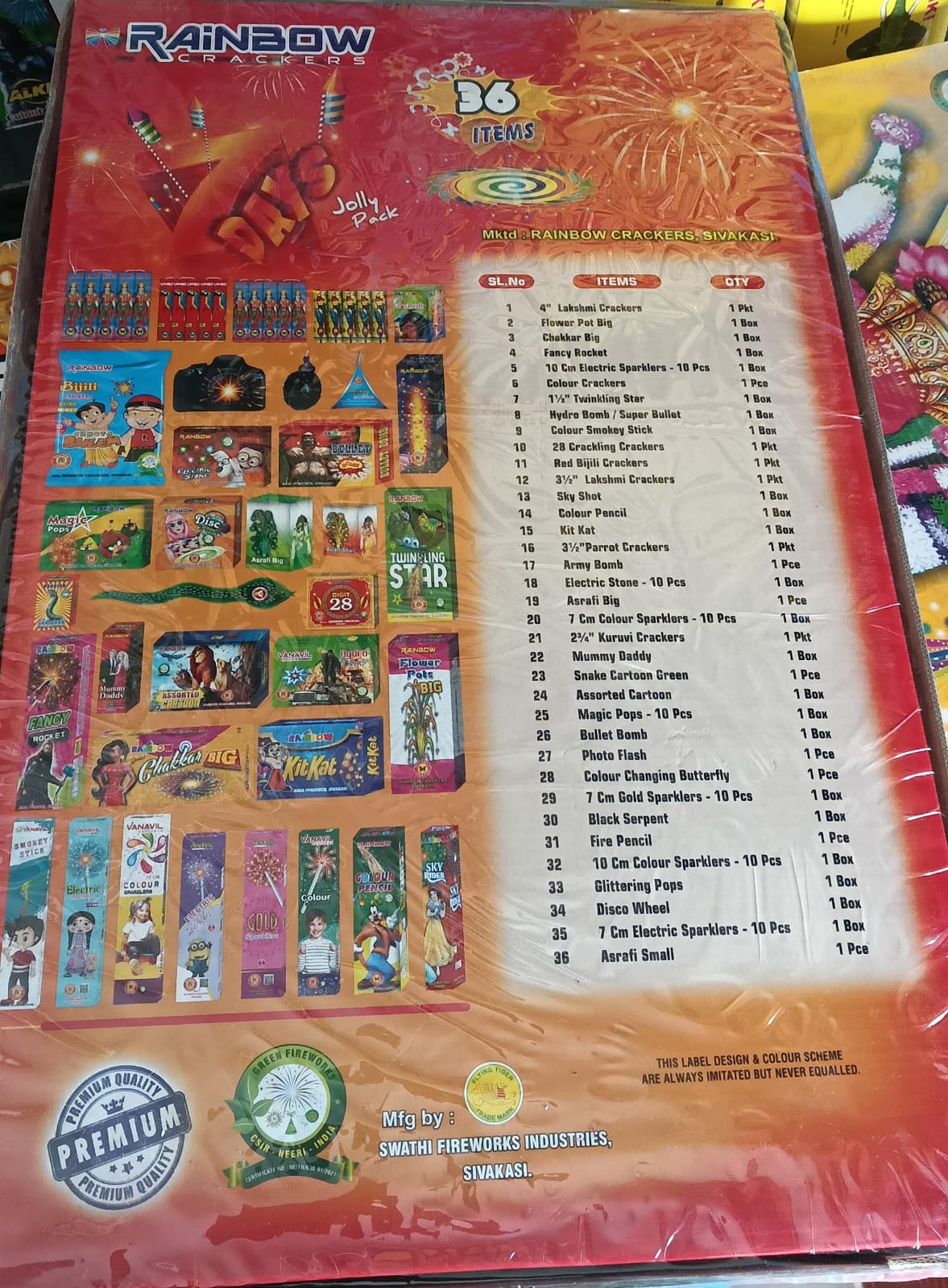36 ITEMS
